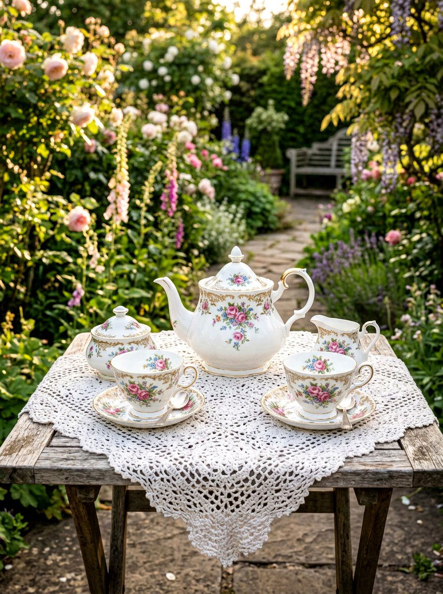 Antique Tea Set - 25 Spring Photo Prop Ideas