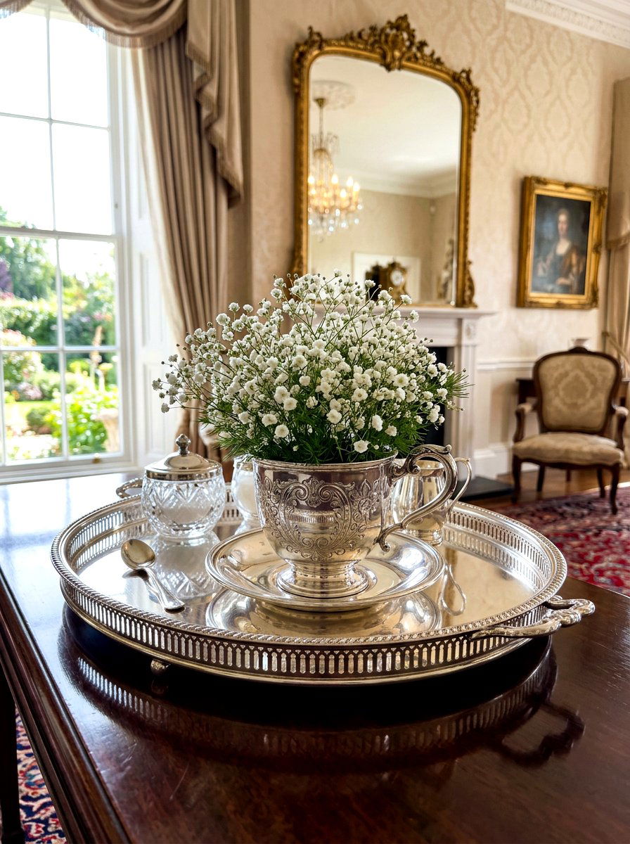 Antique silver teacup planter - 25 Spring Teacup Planter Ideas