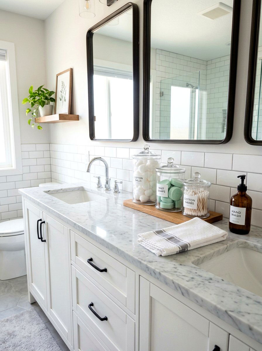 Apothecary Jar Bathroom Decor - 25 Spring Bathroom Jar Ideas