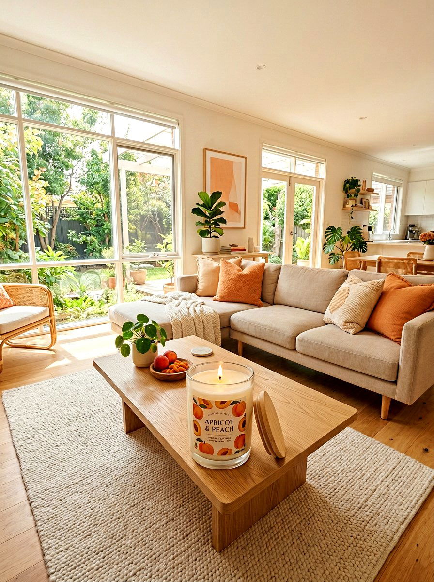 Apricot Peach Candle - 25 Spring Scent Ideas for Home