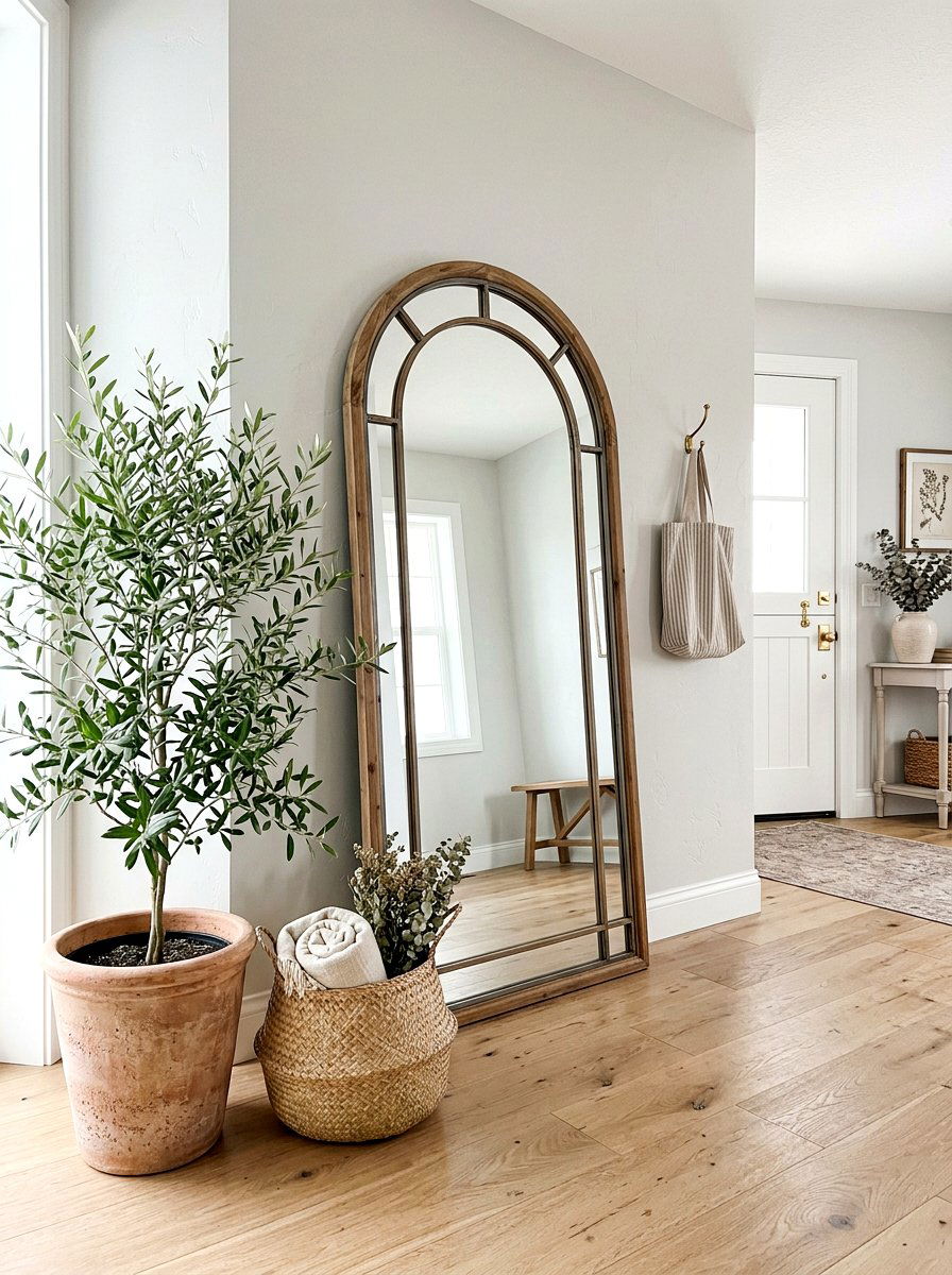 Arched Entryway Mirror - 25 Spring Foyer Mirror Ideas