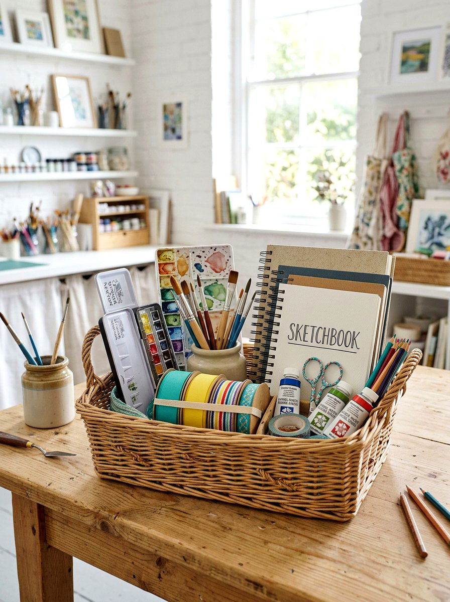 Art And Craft Basket - 25 Spring Basket Filler Ideas