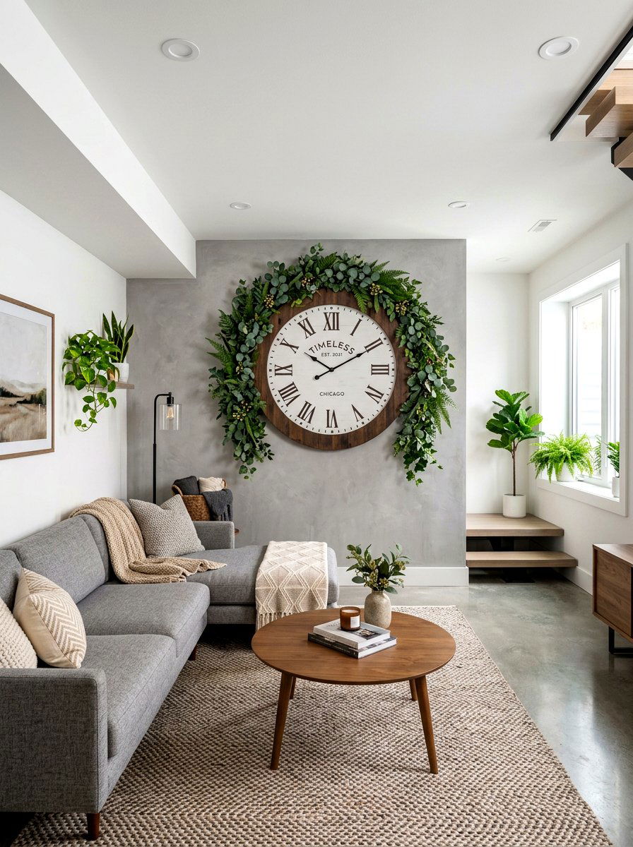 Artificial Greenery Garland - 25 Spring Garland Craft Ideas