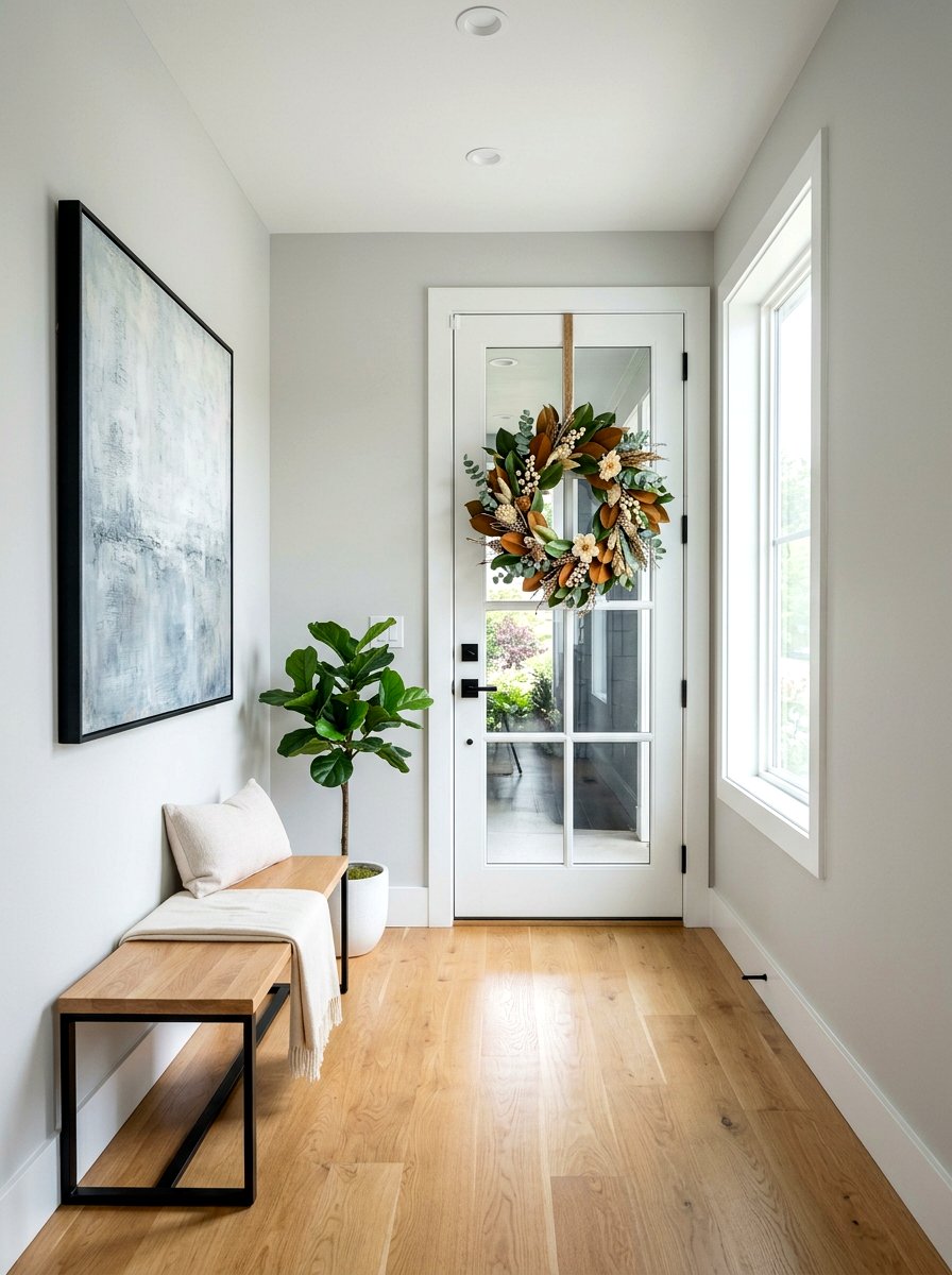 Asymmetrical Magnolia Wreath - 25 Spring Magnolia Wreath Ideas