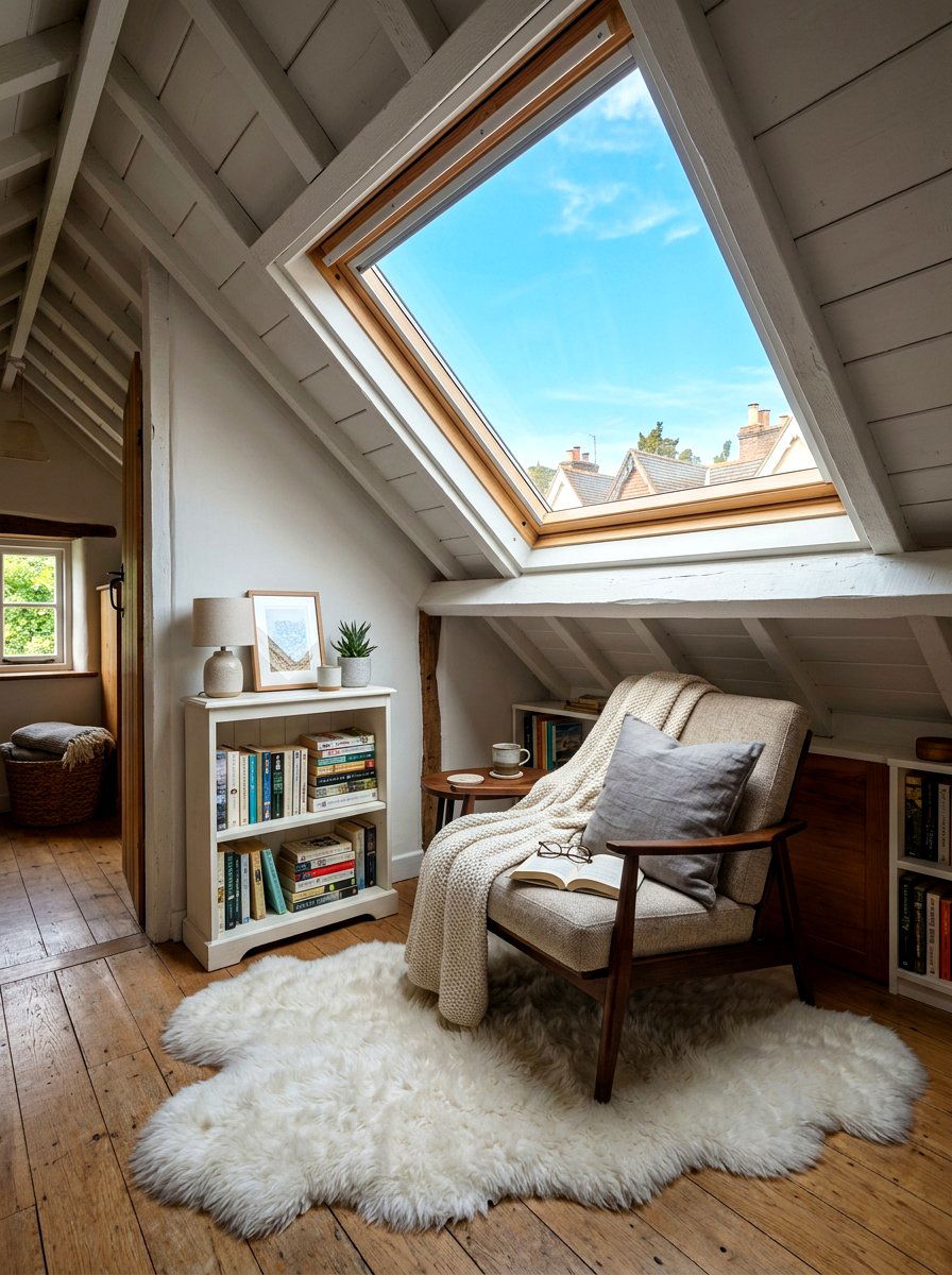 Attic reading space - 25 Spring Reading Nook Decor Ideas