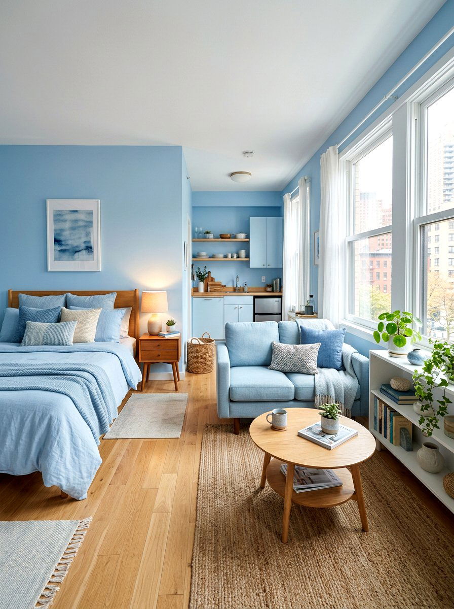 25 Gorgeous Spring Baby Blue Decor Ideas for a Calm Home
