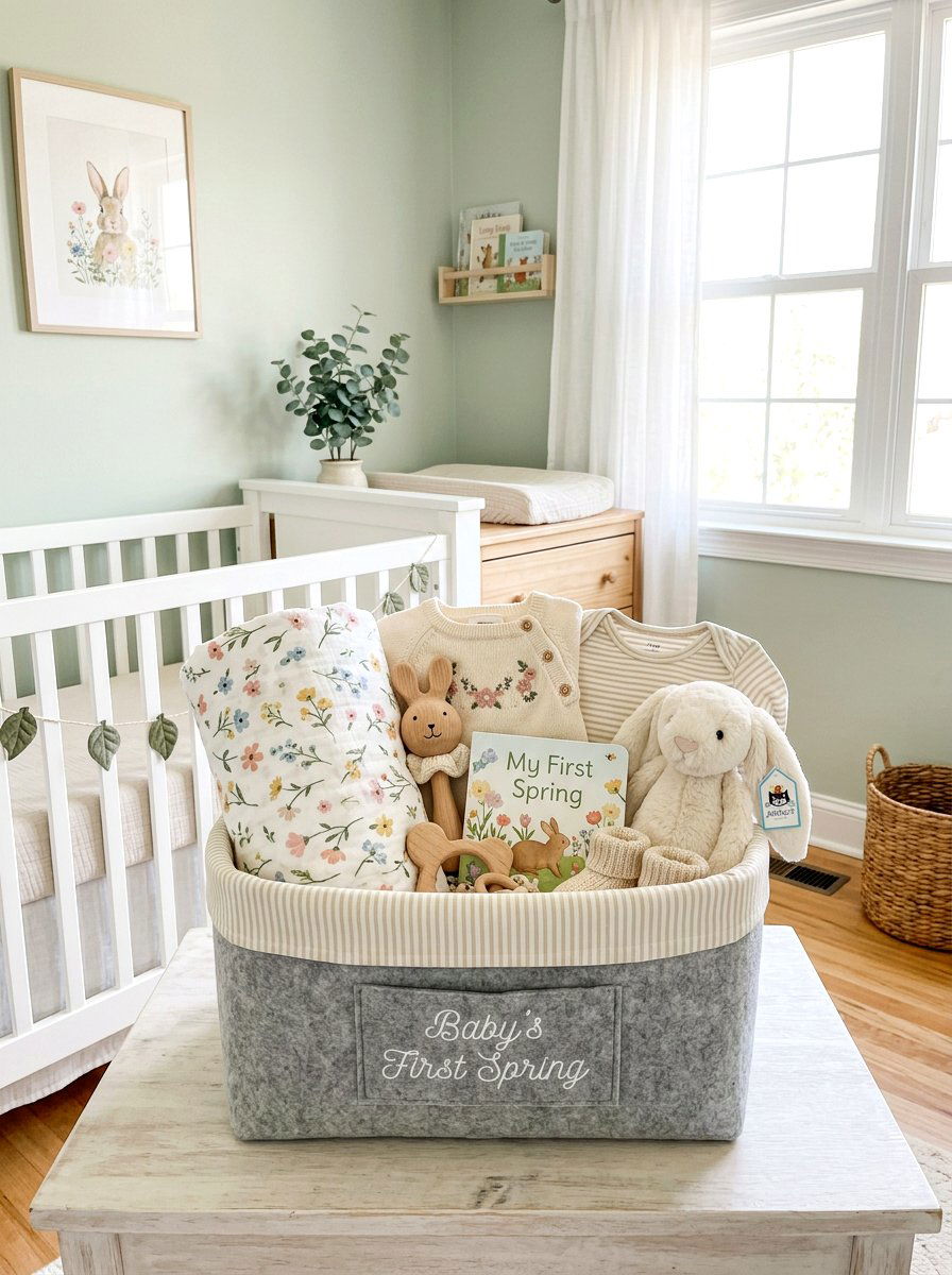 Baby First Spring Basket - 25 Spring Basket Filler Ideas