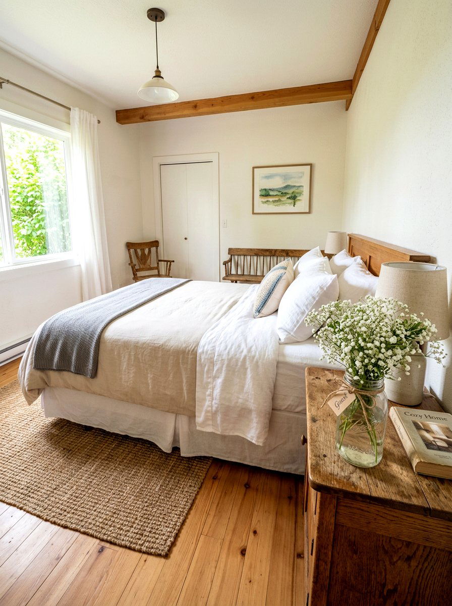 Babys Breath In Mason Jar - 25 Spring Bedroom Vase Ideas