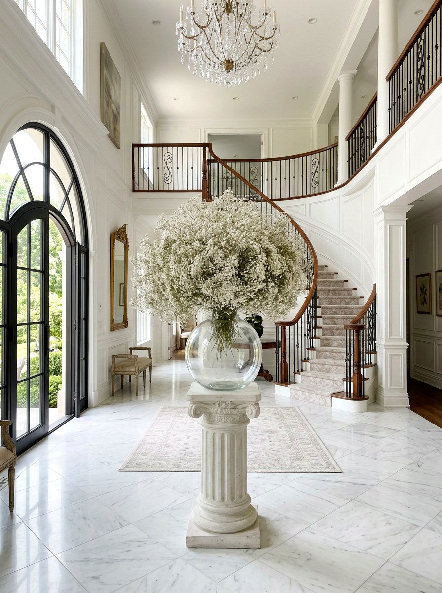 Babys breath cloud - 25 Spring Dried Flower Ideas