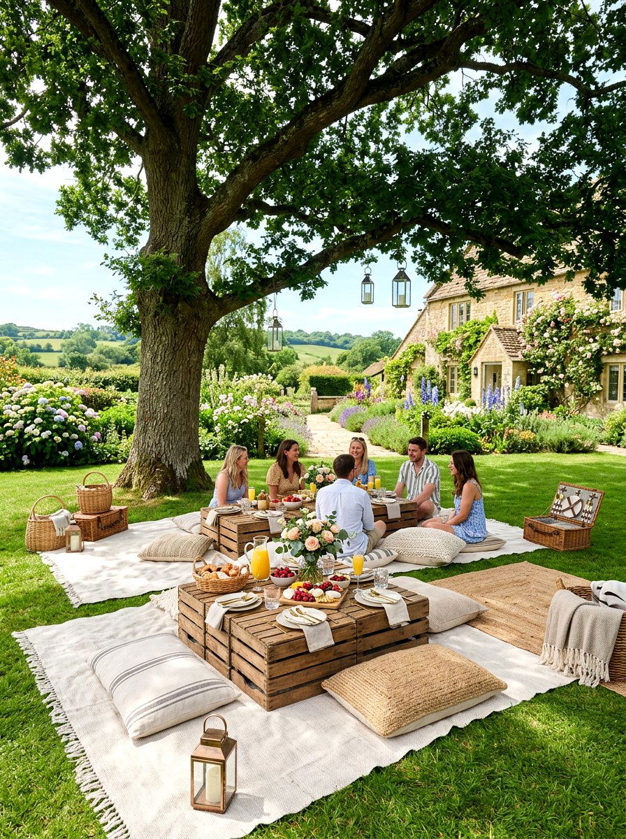 Backyard Picnic Brunch - 25 Spring Mother's Day Brunch Ideas