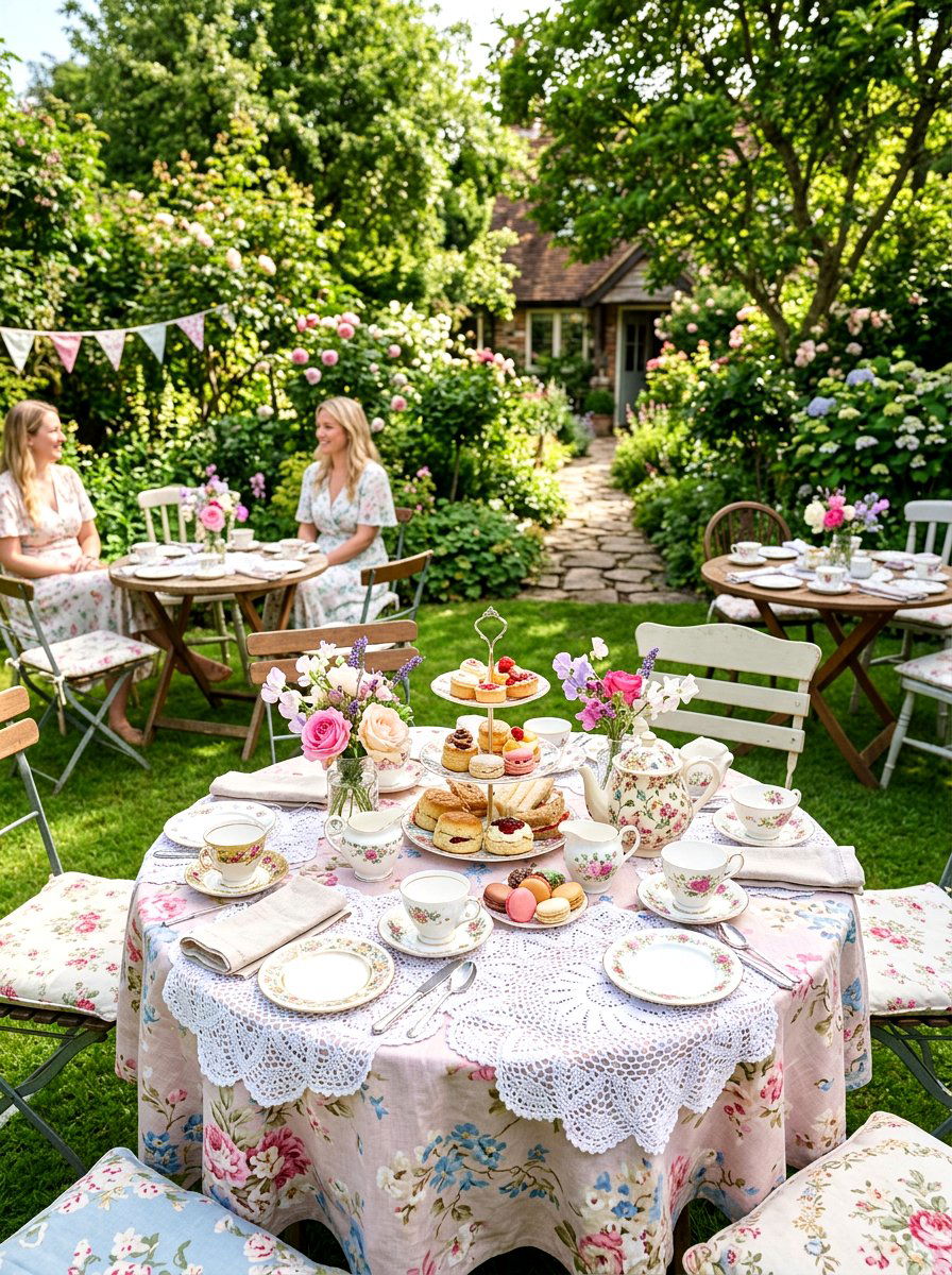 Backyard Tea Party - 25 Spring Outdoor Party Decor Ideas