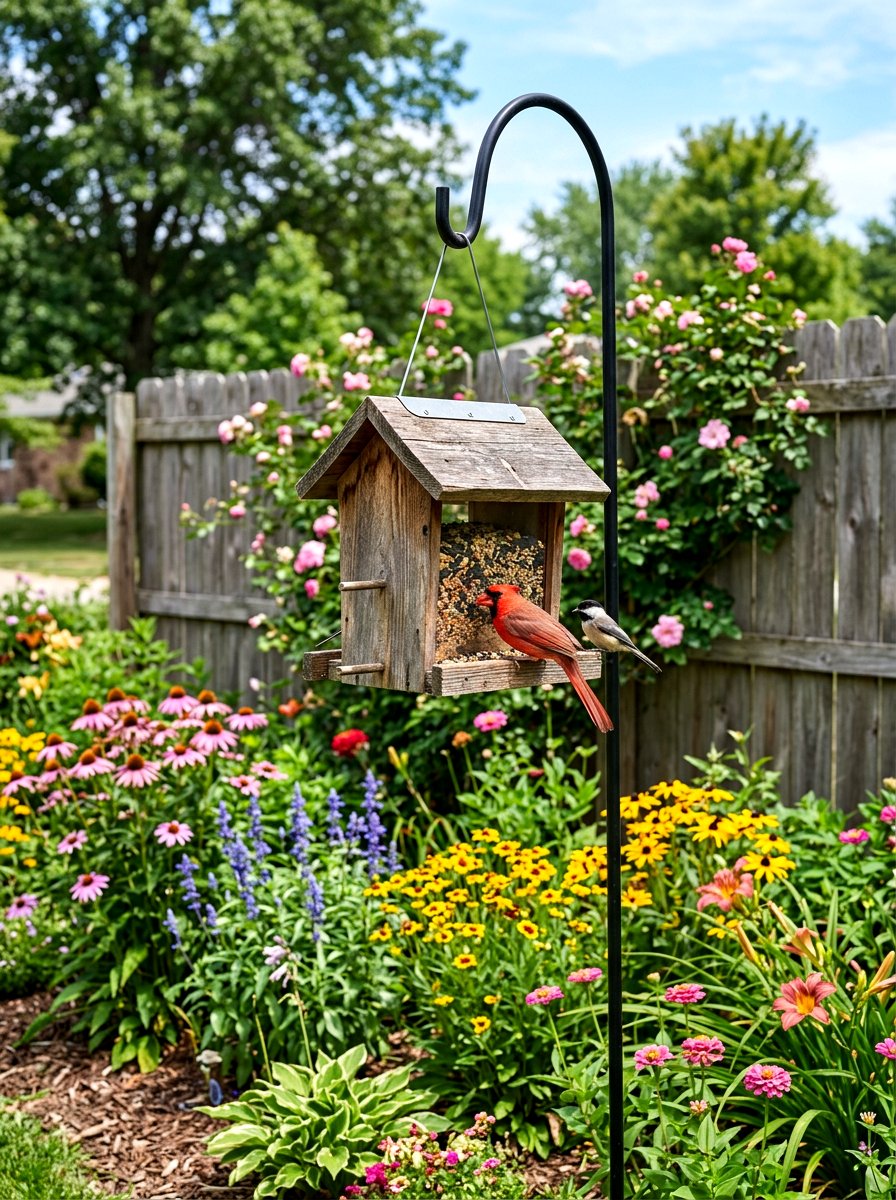 Backyard bird feeder - 25 Backyard Spring Decor Ideas