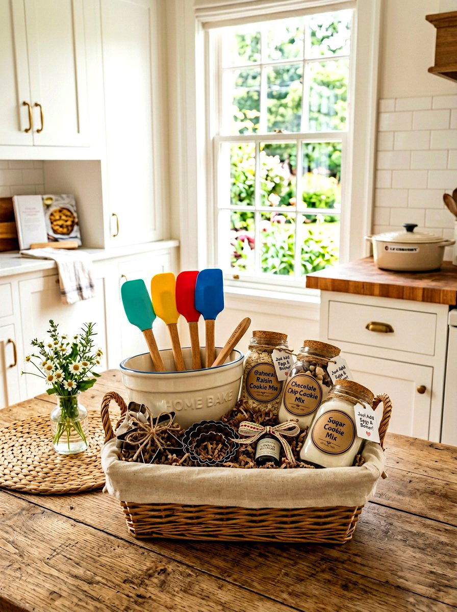 Baking Gift Basket - 25 Spring Basket Filler Ideas