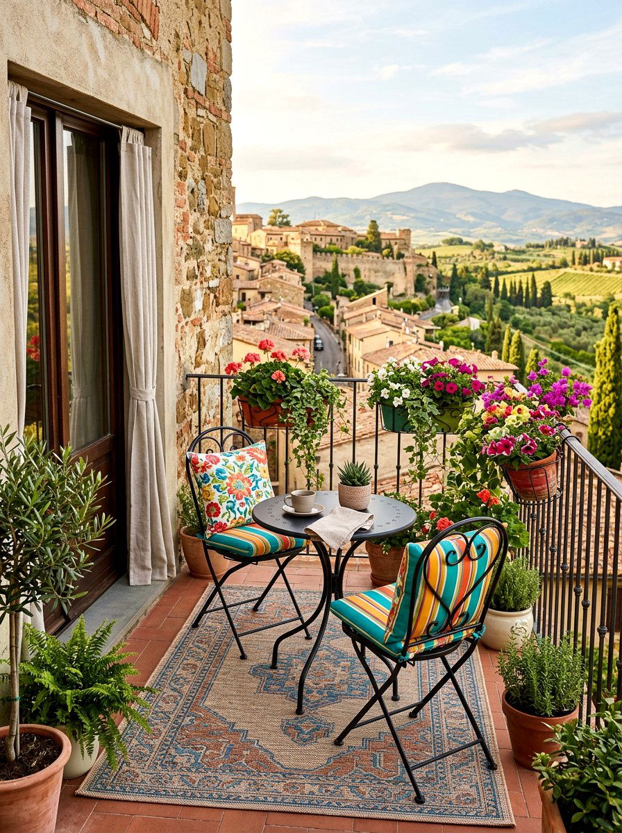 Balcony Furniture Arrangement - 25 Spring Cleaning Decor Ideas