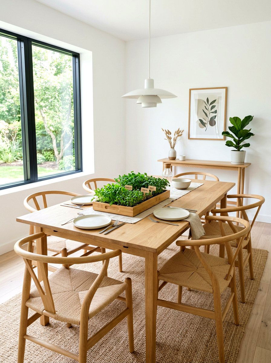 Bamboo Microgreen Tray - 25 Spring Microgreen Decor Ideas