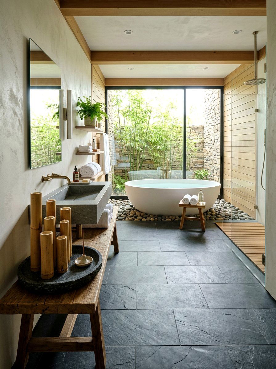 Bamboo Stick Candle - 25 Spring DIY Candle Ideas