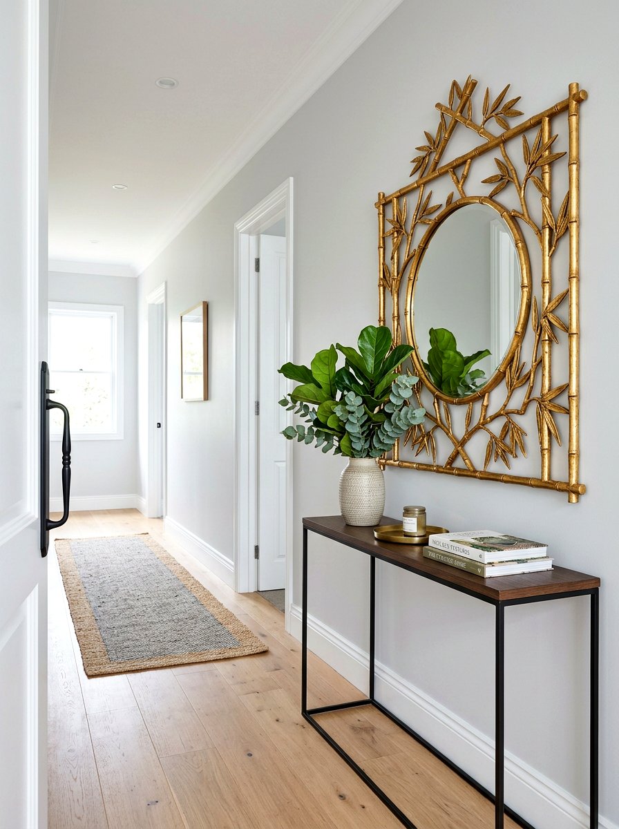 Bamboo mirror wall art - 25 Spring Chinoiserie Decor Ideas