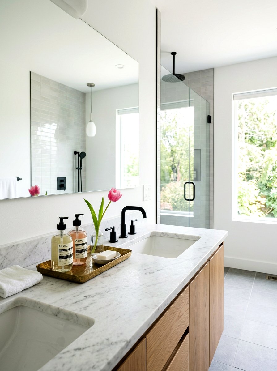 Bathroom Counter Tray - 25 Spring Metal Tray Decor Ideas