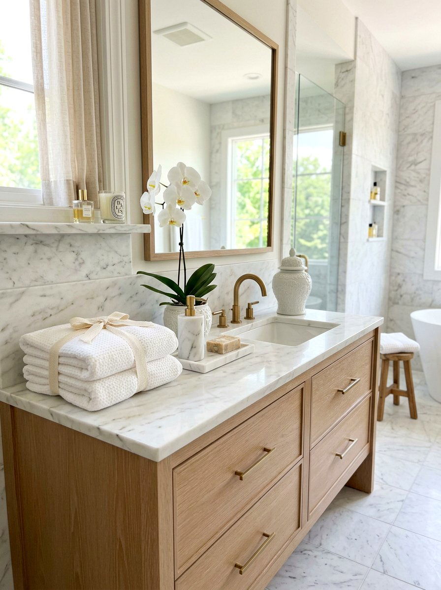 Bathroom vanity ginger jar - 25 Spring Ginger Jar Decor Ideas