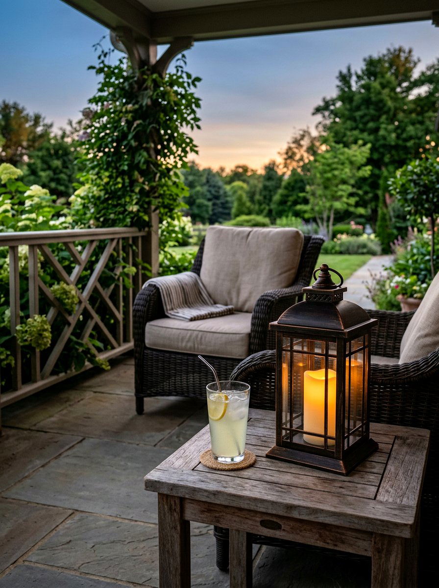 Battery Operated Outdoor Lantern - 25 Spring Porch Lantern Ideas