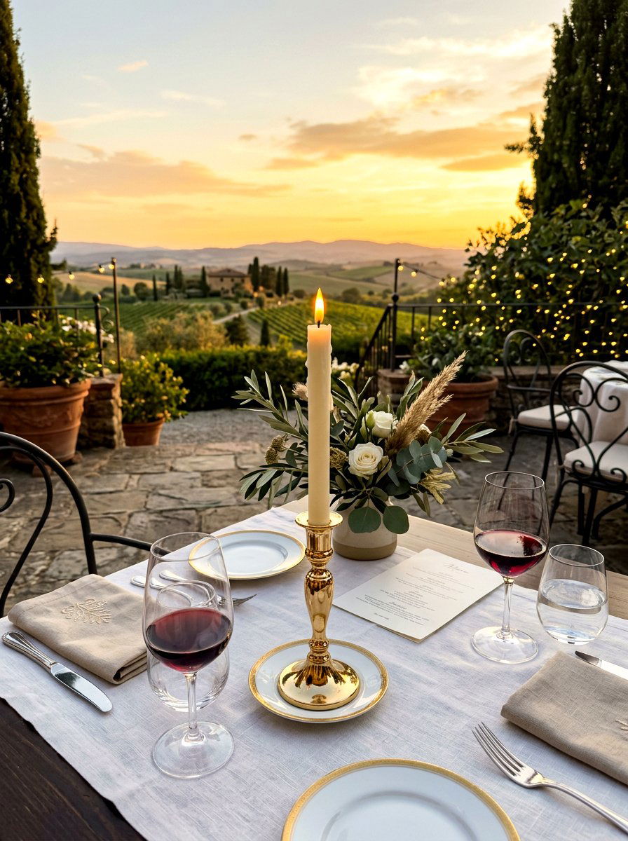 Battery Operated Taper Candle - 25 Spring Picnic Decor Ideas