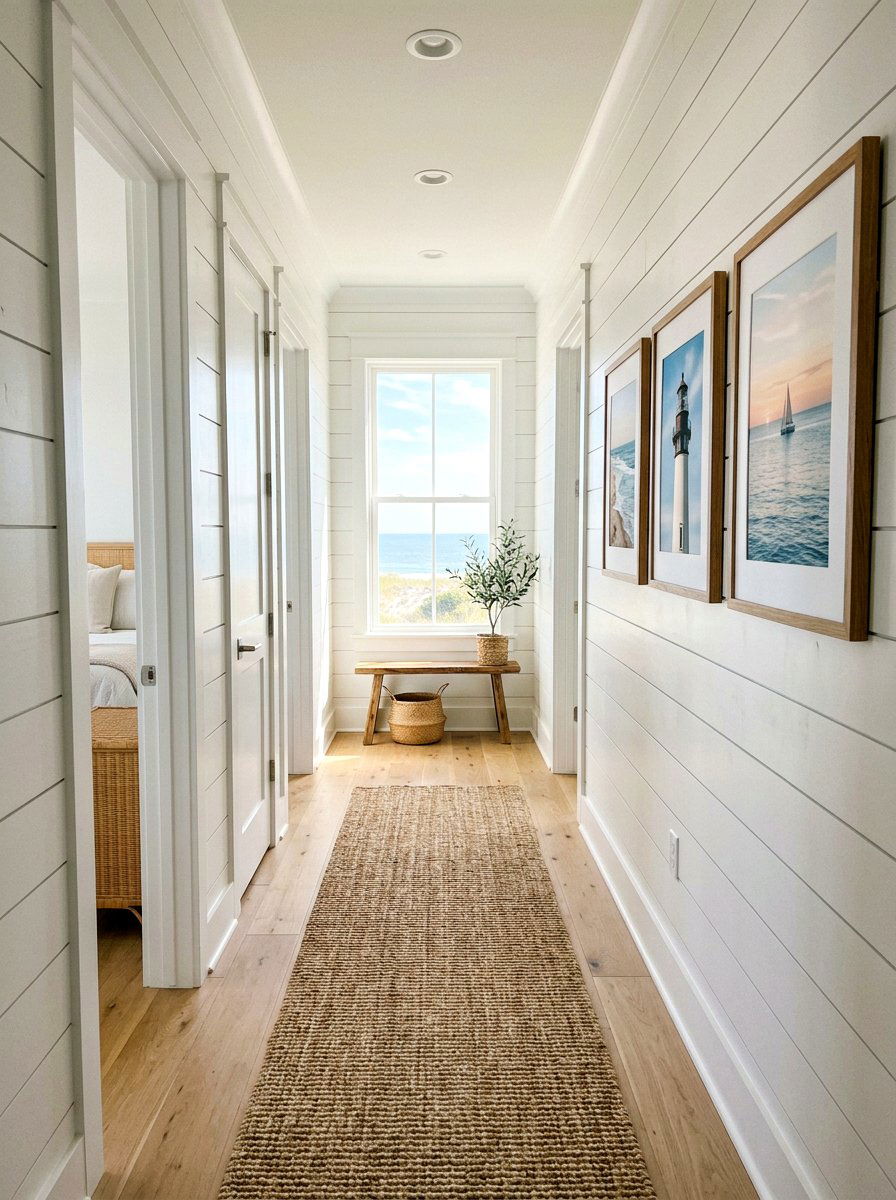 Beach Style Hallway - 25 Spring Coastal Decor Ideas