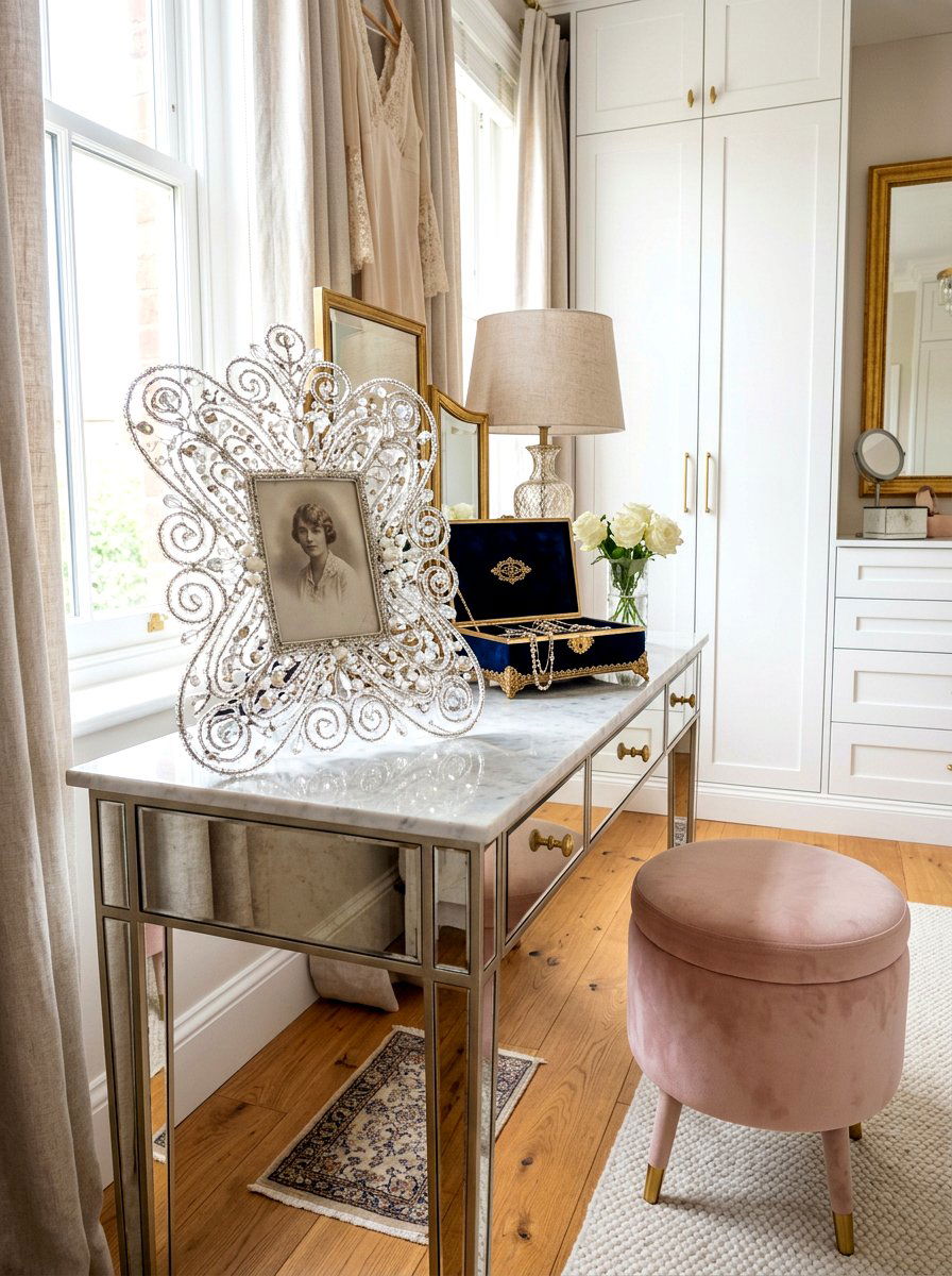 Bead And Wire Frame - 25 Spring Picture Frame Craft Ideas