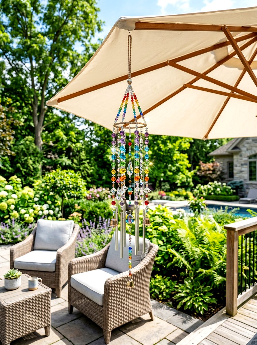 Bead wind chime - 25 Spring DIY Wind Chime Ideas