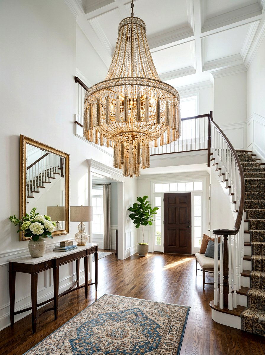 Beaded Tassel Chandelier - 25 Spring Tassel Decor Ideas