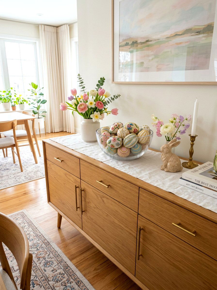 Beaded egg decor - 25 Spring Beaded Decor Ideas