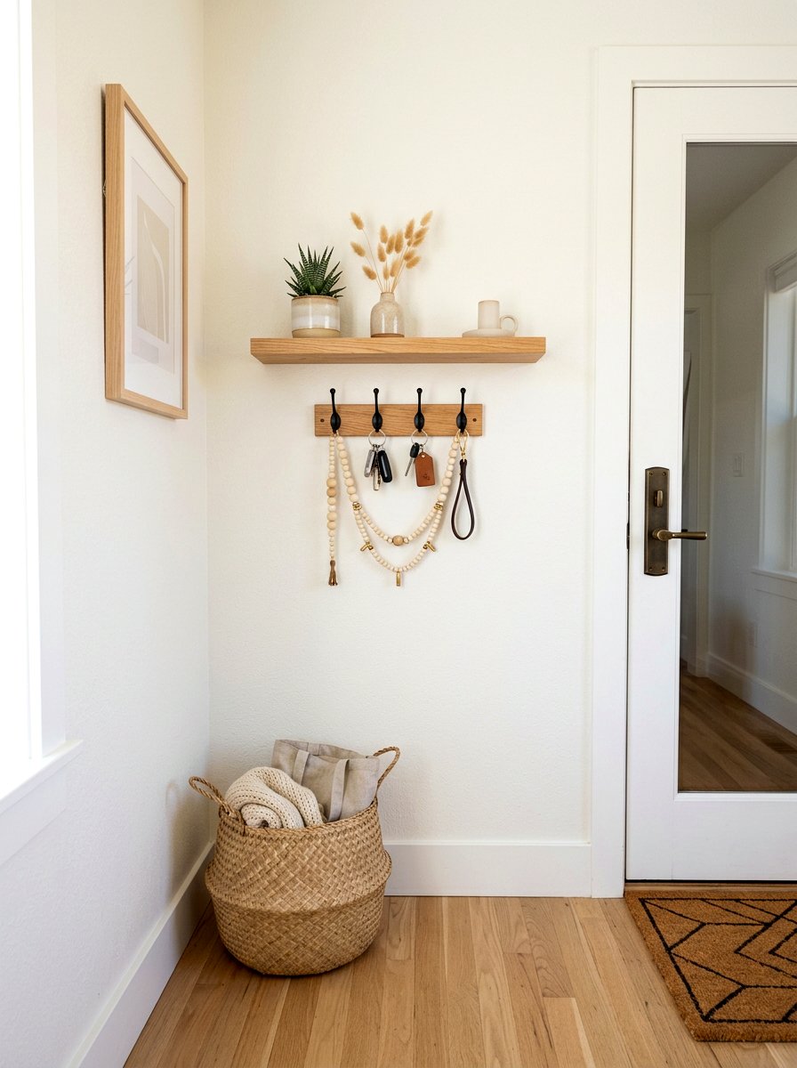 Beaded key holder - 25 Spring Beaded Decor Ideas