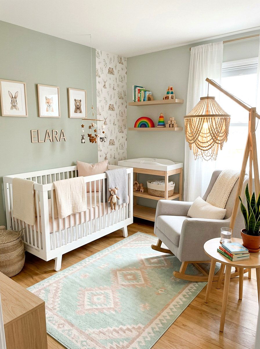 Beaded lamp shade - 25 Spring Beaded Decor Ideas