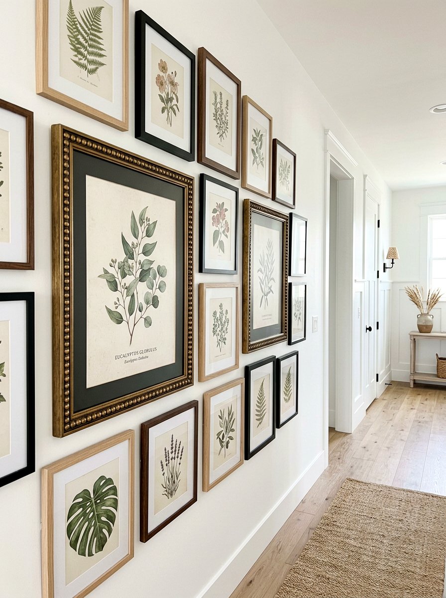 Beaded picture frame - 25 Spring Beaded Decor Ideas