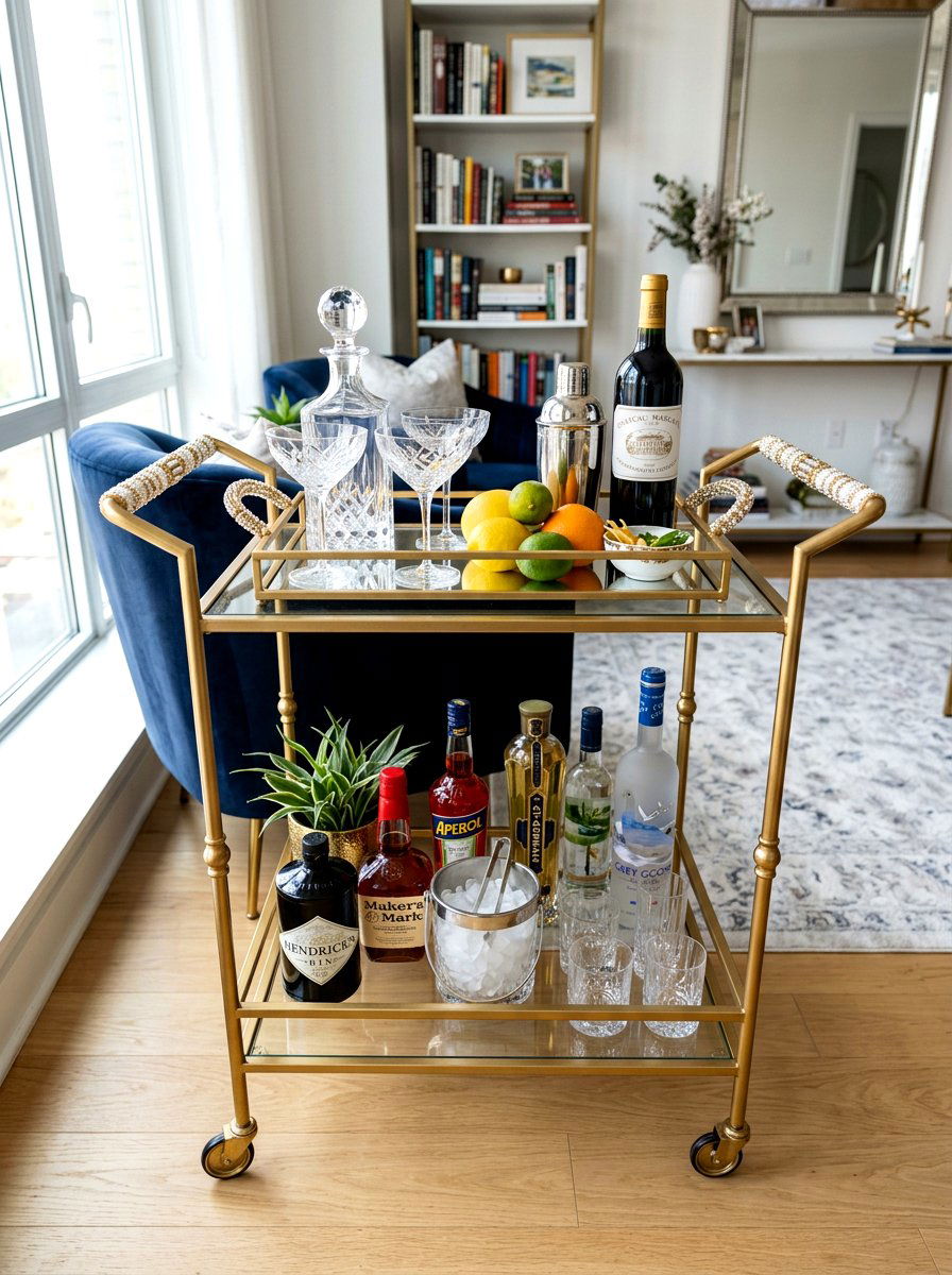 Beaded tray handles - 25 Spring Beaded Decor Ideas