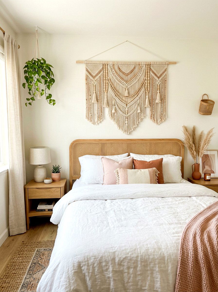 Beaded wall hanging - 25 Spring Beaded Decor Ideas