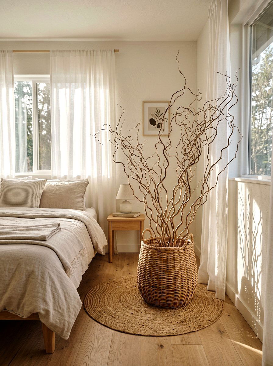 25 Natural Spring Curly Willow Branch Ideas for Vases