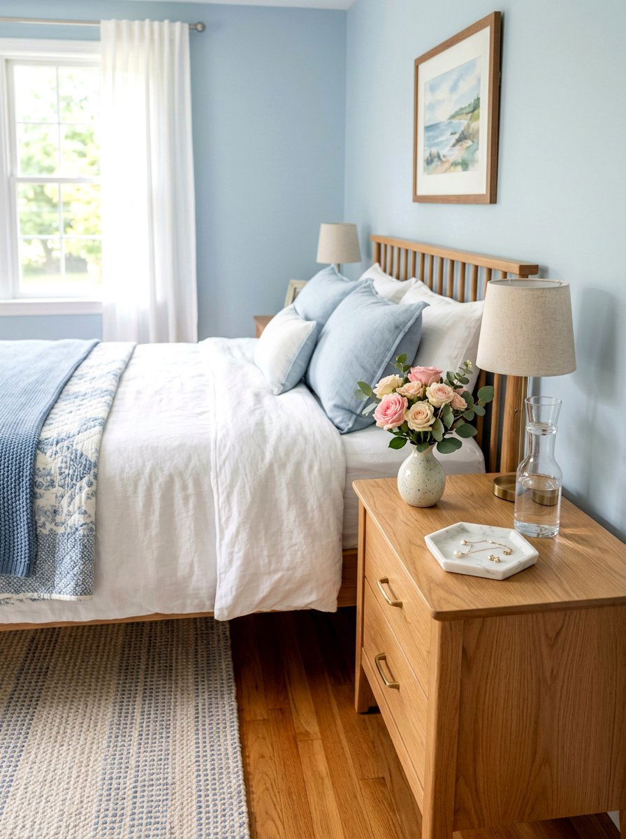 Bedroom Nightstand Spring Decor - 25 Spring Vignette Ideas