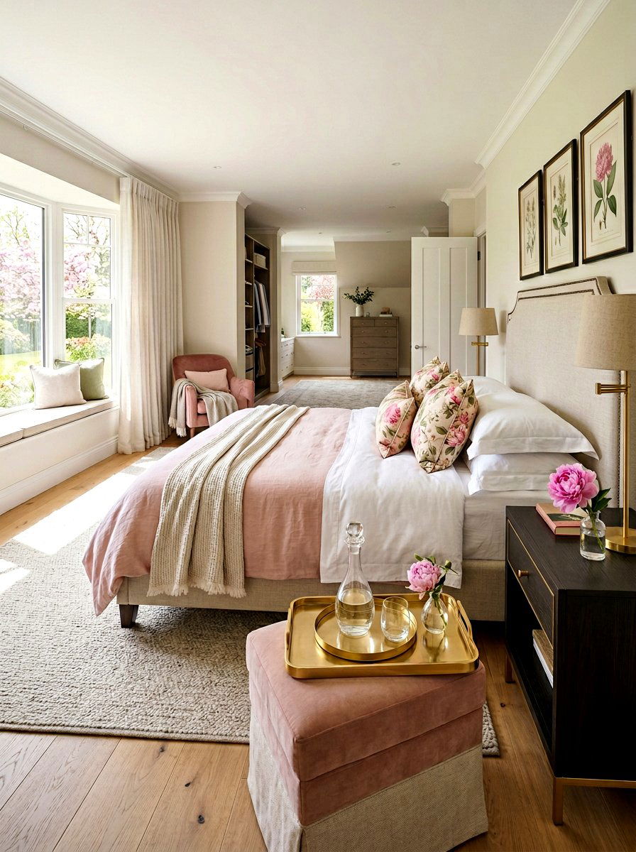 Bedroom Nightstand Tray - 25 Spring Metal Tray Decor Ideas