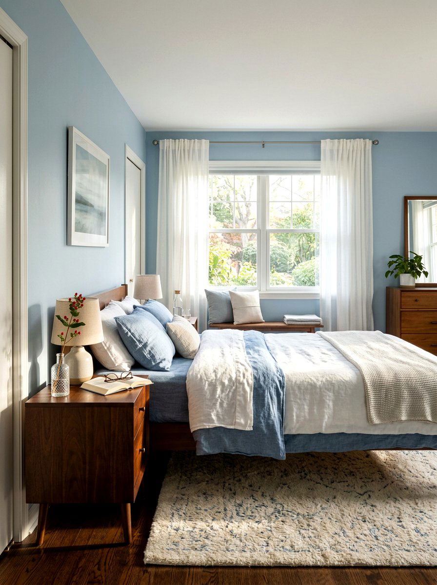 Bedroom Nightstand With Small Berry Stem - 25 Spring Berry Branch Decor Ideas