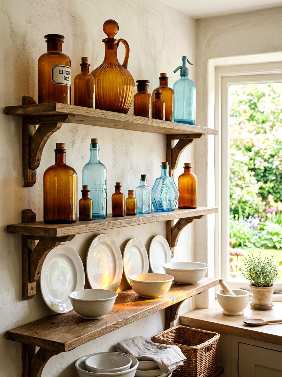 Bedroom shelf light wood decor - 25 Spring Open Shelving Decor Ideas