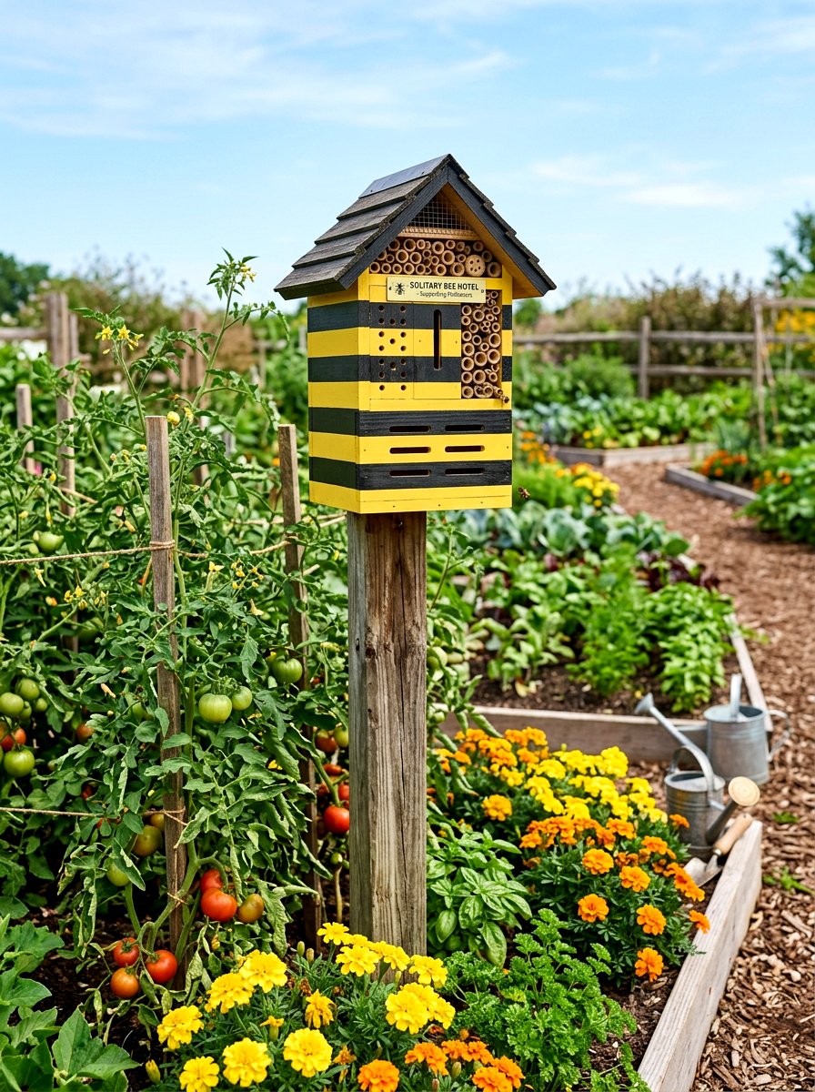 Bee Birdhouse - 25 Spring Birdhouse Painting Ideas