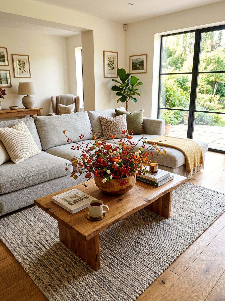 Berry Branch Centerpiece For Coffee Table - 25 Spring Berry Branch Decor Ideas