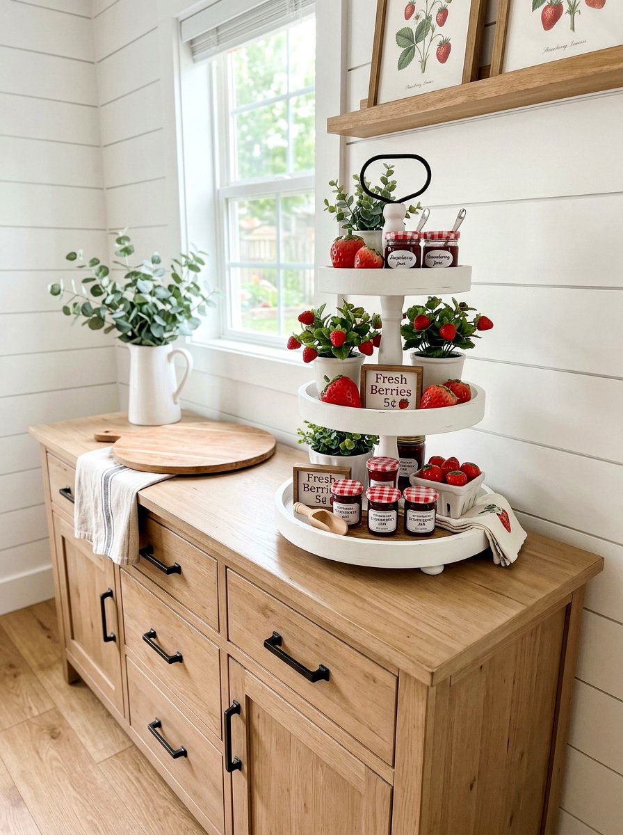 Berry Tiered Tray