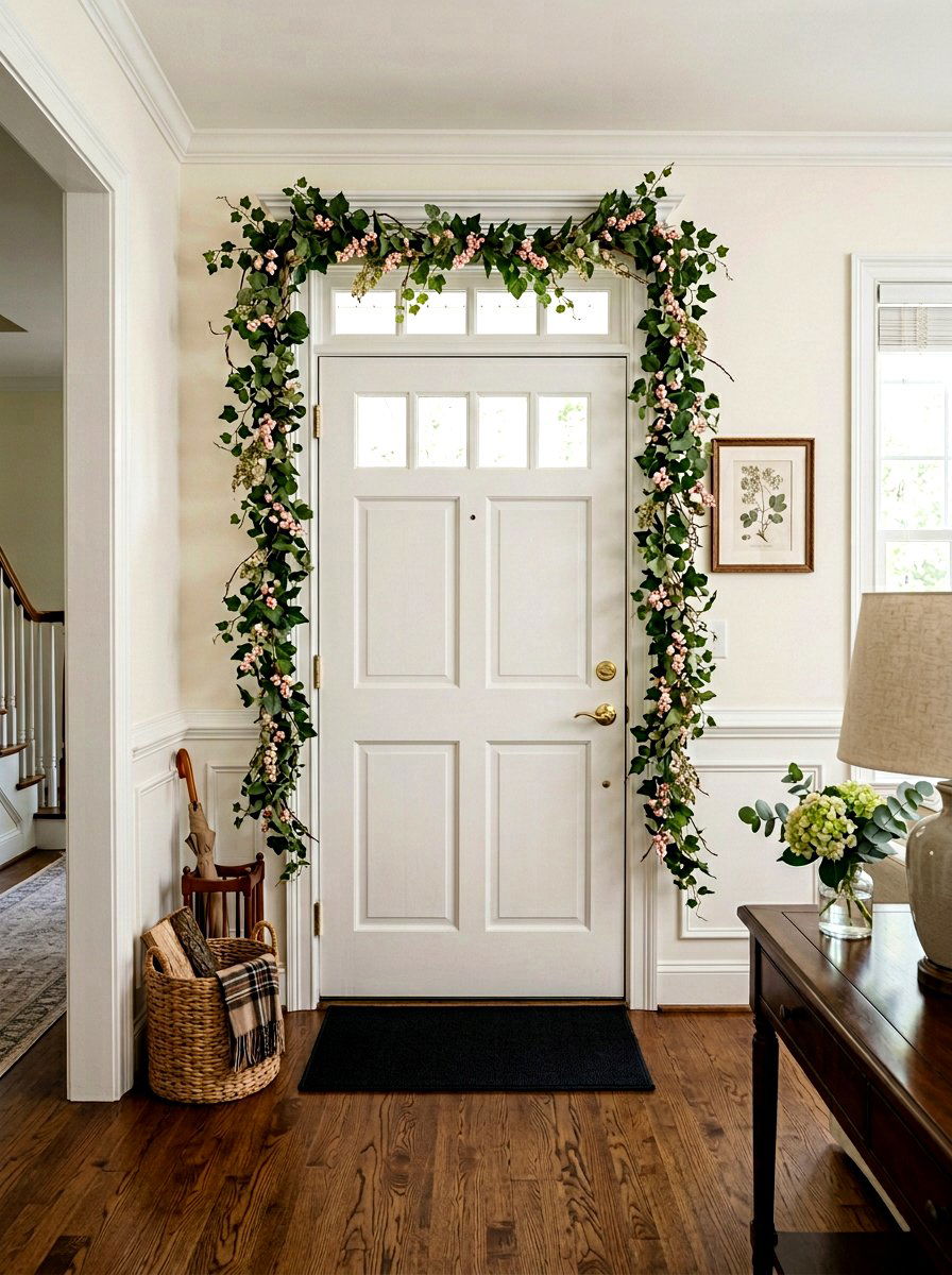 Berry Vine Garland - 25 Spring Door Garland Ideas