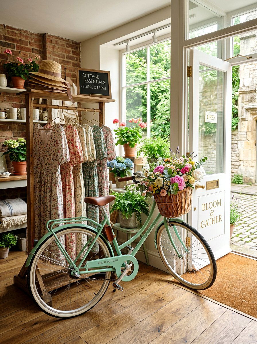 Bicycle Basket Display - 25 Spring Retail Display Ideas
