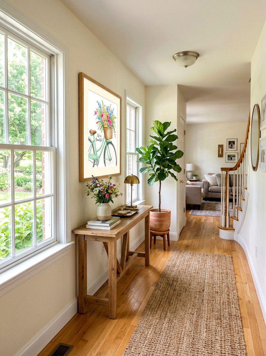 Bicycle Flower Basket - 25 Spring Watercolor Art Ideas