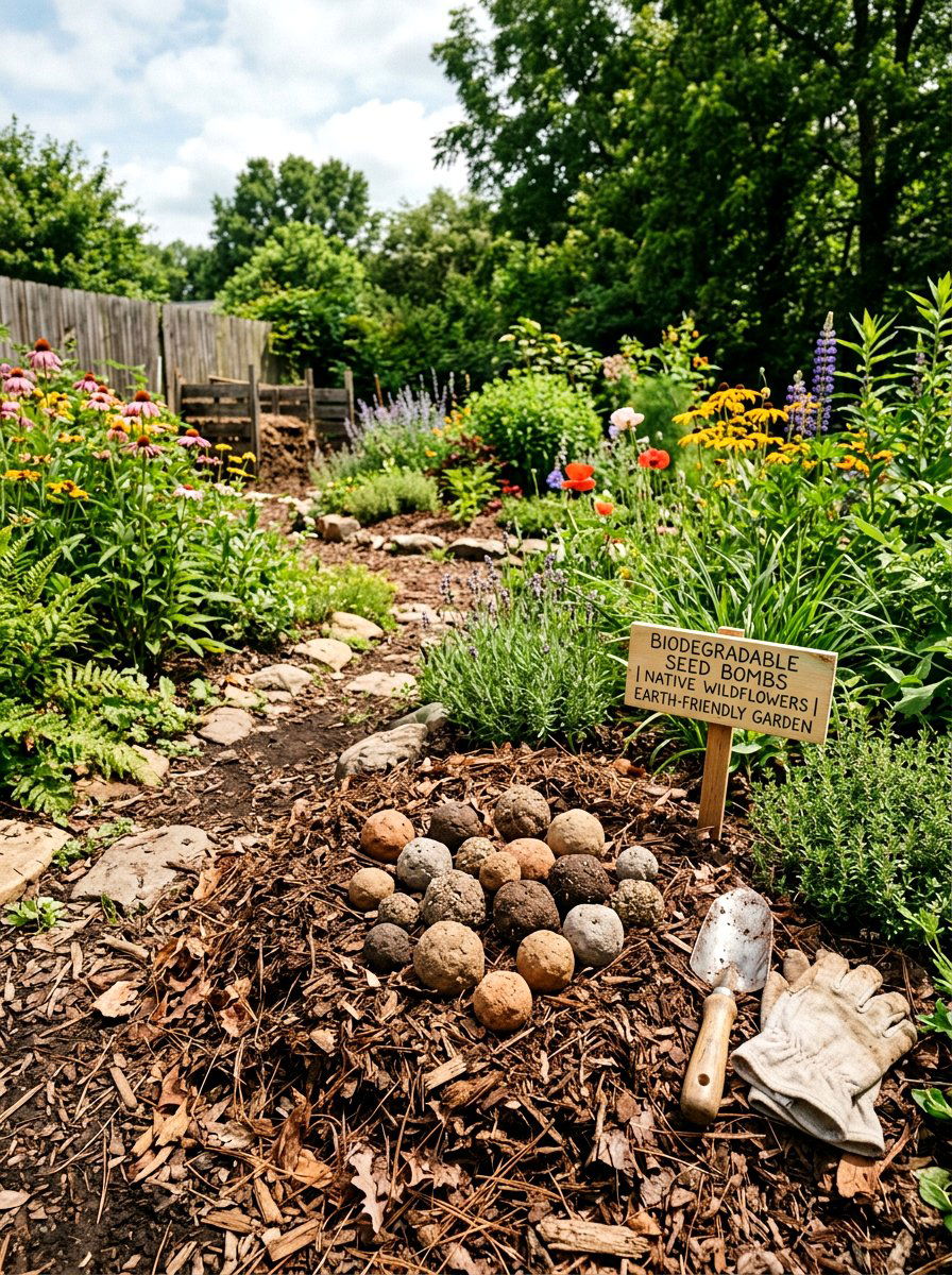 Biodegradable Seed Bomb - 25 Spring Seed Bomb Ideas