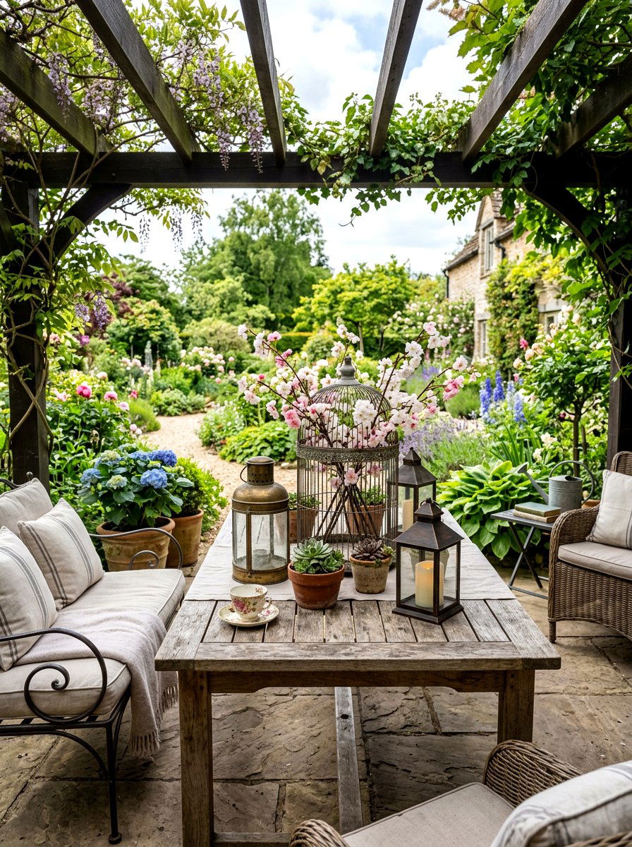 Bird Cage Cloche - 25 Spring Cloche Decor Ideas