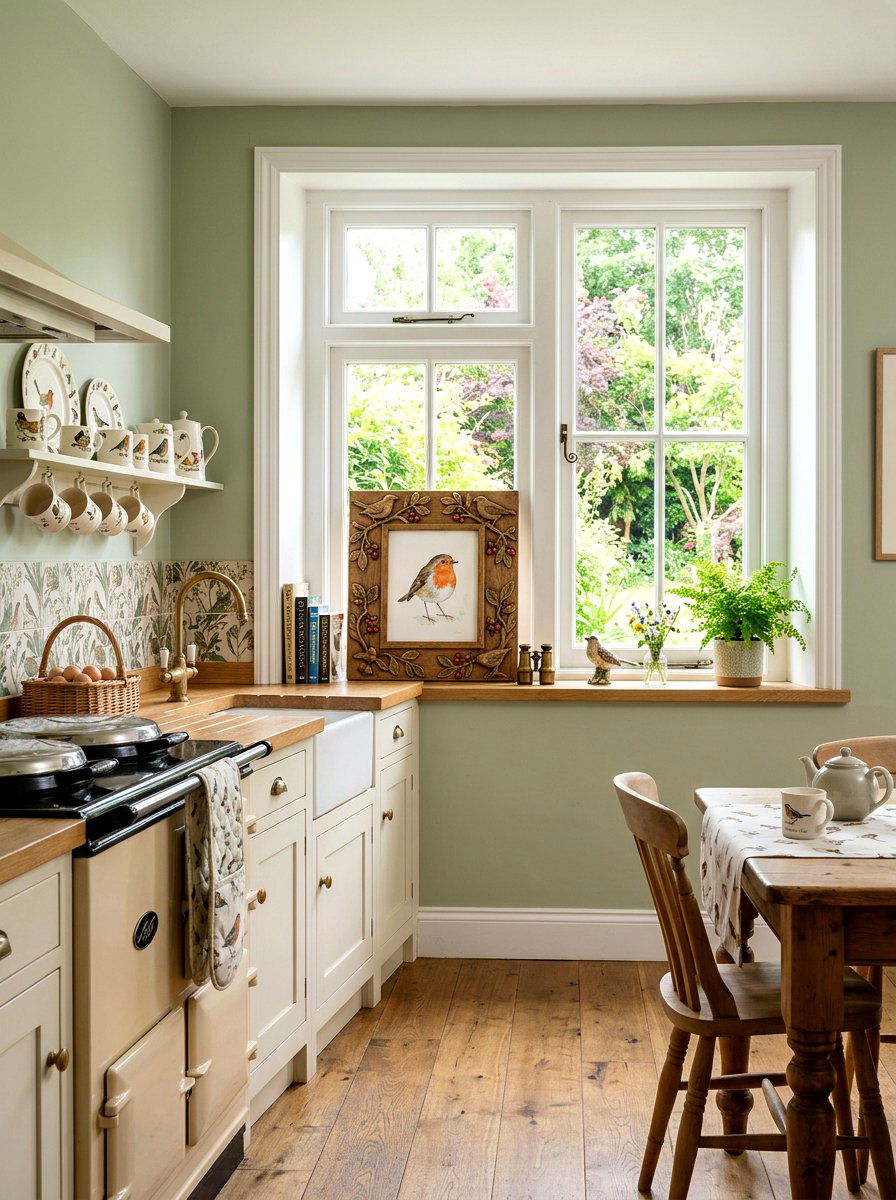 Bird Motif Frame - 25 Spring Photo Frame Decor Ideas