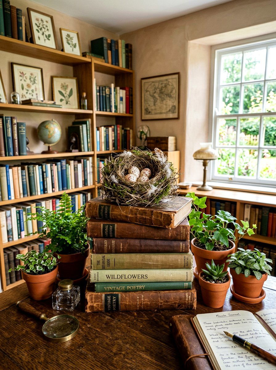 Bird Nest Decor - 25 Spring Vignette Ideas